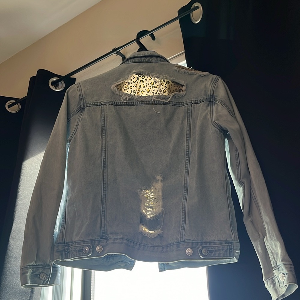 PacSun Ripped Denim Jacket - Picture 2 of 2